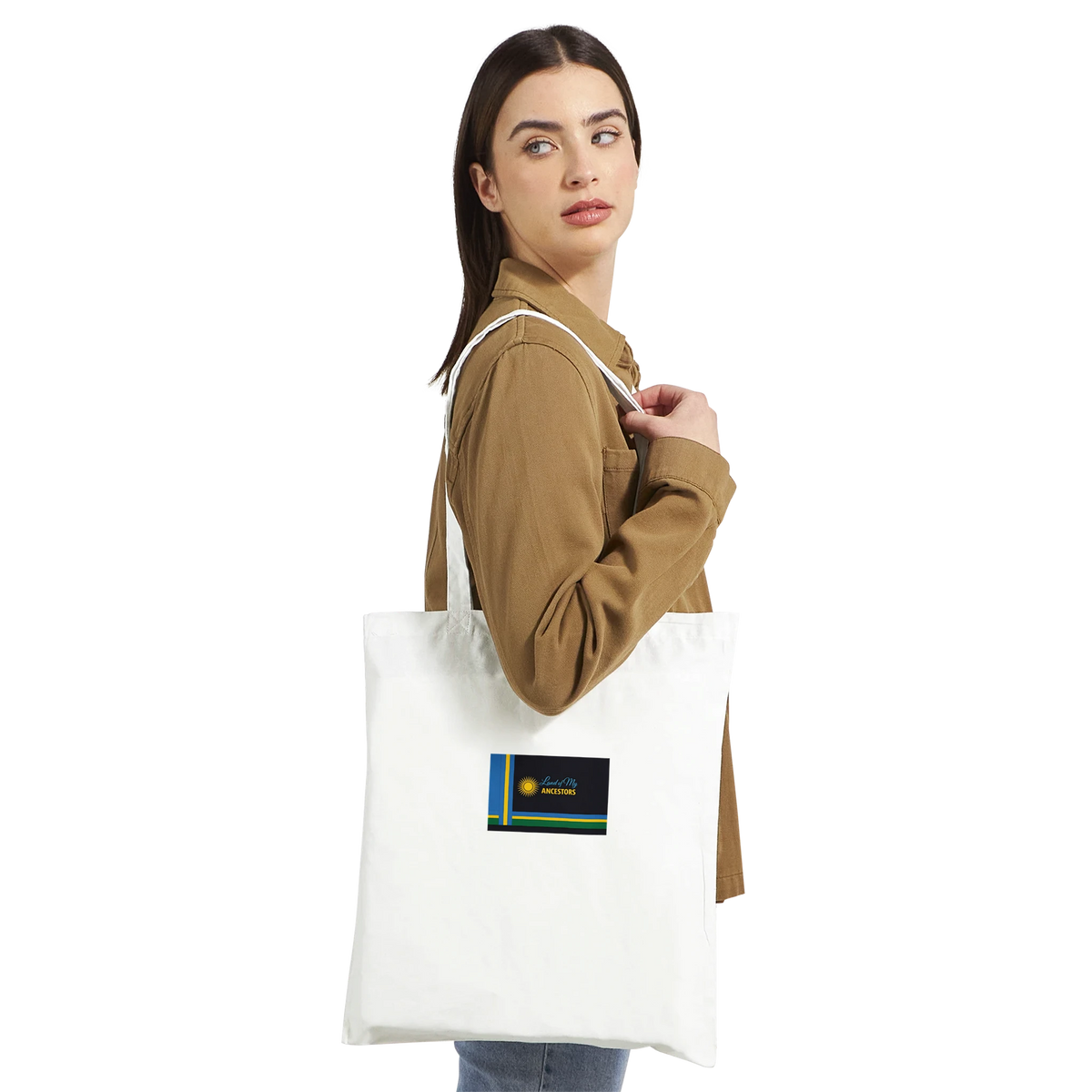 Bag Rwanda Log Rwanda Inspired Design - Classic Tote Bag White – Echoes Gifts shop